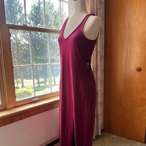 NWT: Express Burgundy Maxi Dress